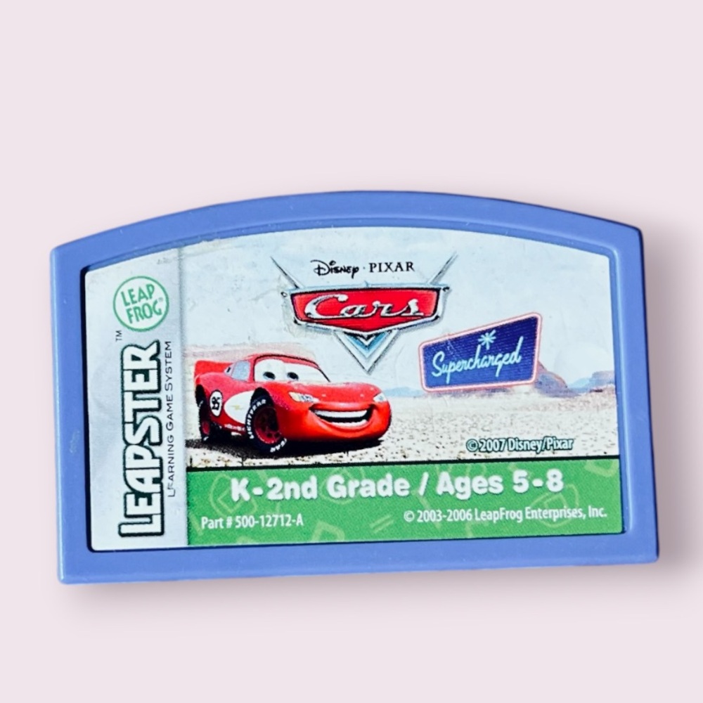 LeapFrog Leapster Disney Cars Spelling Adventure Learning Game Cartridge 5–8 Yrs